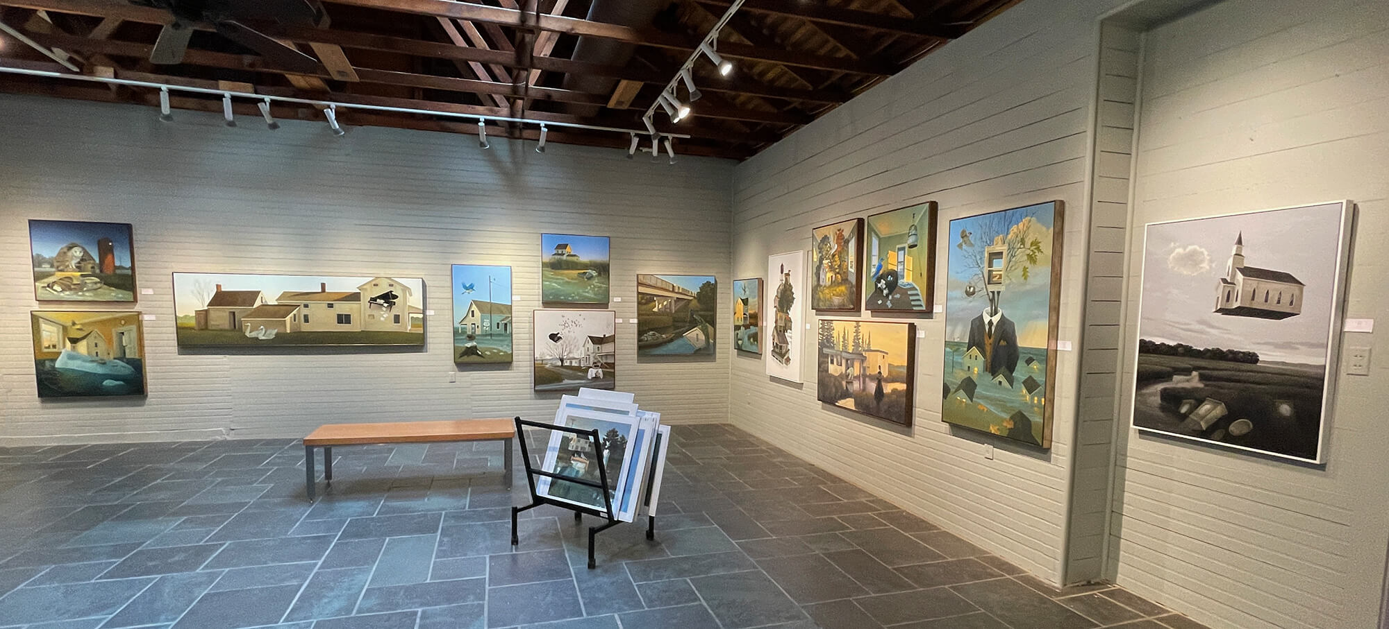 The Day We Looked Up - Solo Exhibition at the Rehoboth Art League
